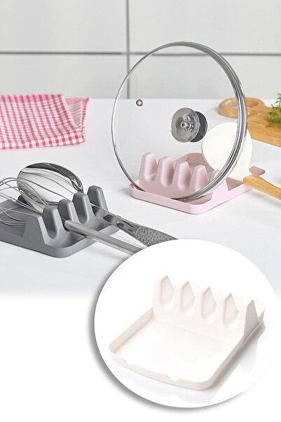 DEYHOME Countertop Cutlery and Pot Lid Holder -Dirty Cutlery Ladle Coaster Po...