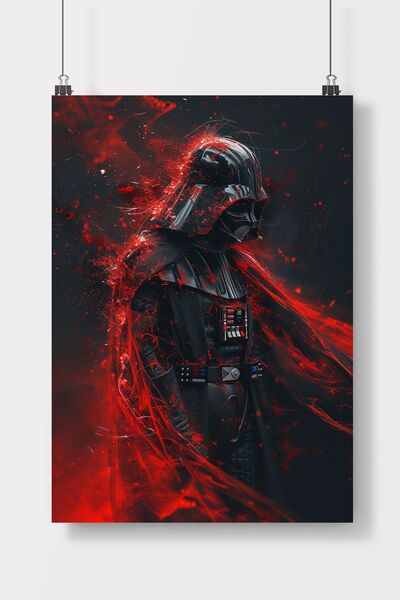 Luna Marissa Star Wars Darth Vader Film Poster Çerçevesiz Duvar Posteri
