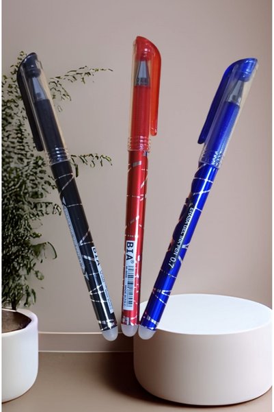 Kezban Tekstil Erasable Ballpoint Pen Iron-on Heat Erasable Fabric Pen 1 Piece Red