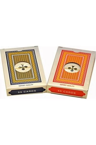 Akın Aksesuar Playing Cards 1 Deck Red Color