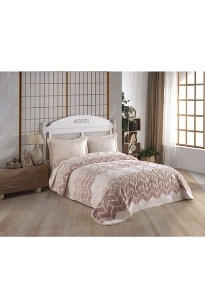 Kristal Double Blanket Ahlem Brown