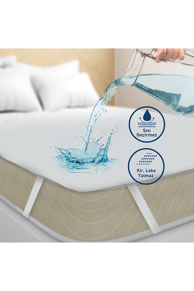 Fibril Mattdress Double Cotton Mattress Protector - Mattresses 160x200
