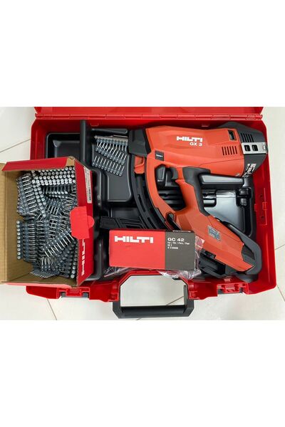 Hilti Gx3 Çivi Çakma Tabancası+ 27 Mm 1200 Lük Çivi Gaz