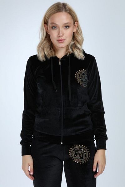 İkmal Women's Black Wide Leg Suit