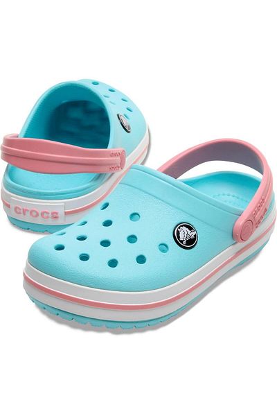 Crocs شبشب كروكباند كلوج للأطفال 207005 -4s3 أزرق ثلجي/أبيض