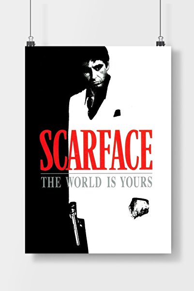 Luna Marissa Scarface Film Poster Çerçevesiz Duvar Posteri