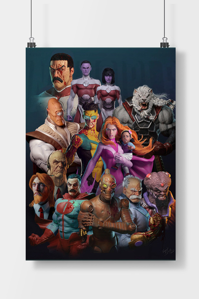 Luna Marissa Invincible Poster Çerçevesiz Duvar Posteri