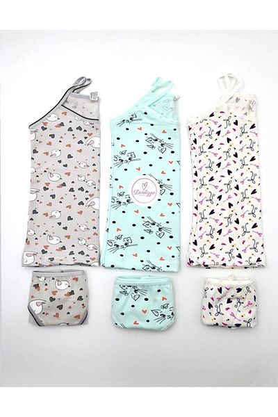 DONLİZZA Children's Athlete Underpants Set 3 Pieces Patterned