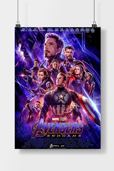 Luna Marissa Marvel Avengers Endgame Film Dizi Poster Çerçevesiz Duvar Posteri