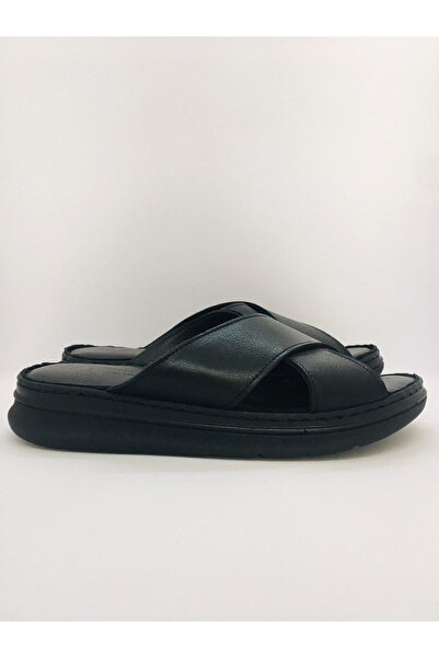 Ortopedia Deri Kadın Terlik 1742-1591 Siyah