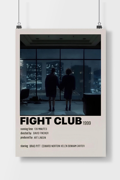 Luna Marissa Fight Club Poster Çerçevesiz Duvar Posteri