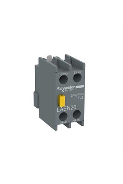 Schneider Electric Schneider Laen20 Easypact Tvs - Auxiliary Contact Block - 2 Na Screw-Clamp Terminals