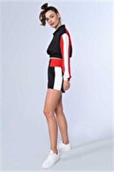 ECKO UNLTD Γυναικείο εμπριμέ σορτς Ecko Red Venus με λεπτομέρεια στη μέση