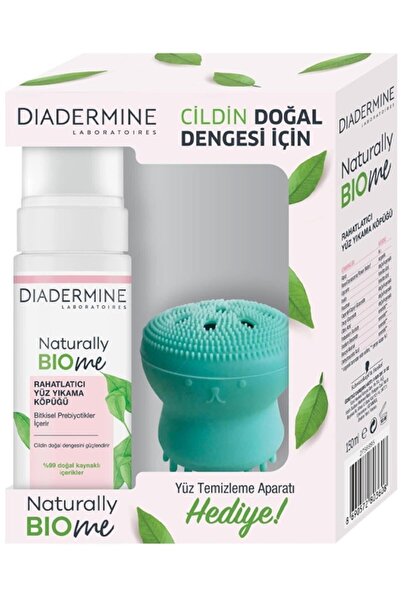 Diadermine Naturally Bio Me Rahatlatıcı Yüz Yıkama Köpüğü 150 Ml + Yüz Temizl...