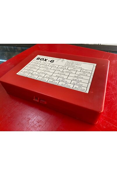 BOX Oring Seti Kutusu Kiti İnch ölçüler Yüksek dayanımlı oring 382 Parça