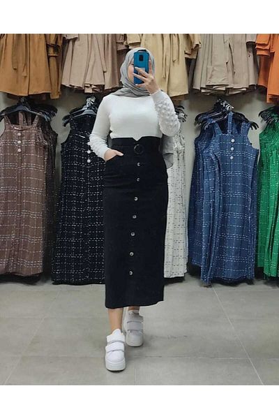 MODA CEYDA Τζιν φούστα