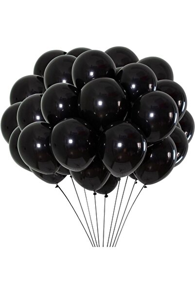 turkuaz parti 10 بالونات سوداء