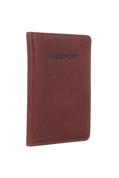 Burkely Antique Avery passport case RFID leather 10 cm