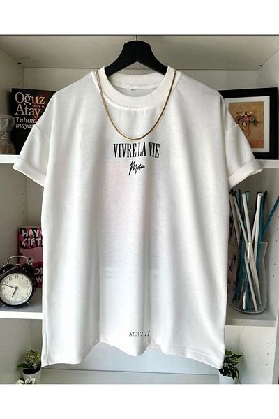 Rex Darius Tricou imprimat Vivre La Vie pentru damă