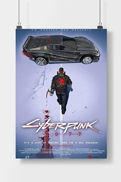 Luna Marissa Cyberpunk 2077 filmski poster bez okvira zidni poster