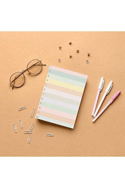 Pine Note Rengarenk Planlayıcı/to Do List/defter/notepad/memopad A6