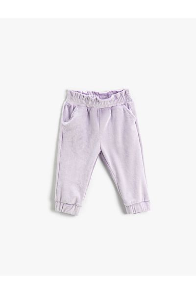 Koton Lila Jogginghose für Babys, Mädchen 3WMG40146AK