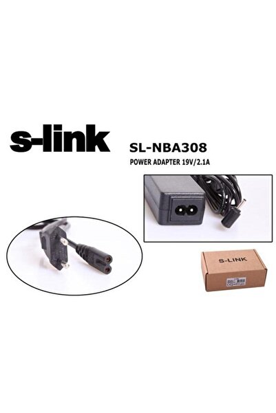 S-LINK S-Link Sl-Nba308 40W 19V 2.1A 2.5*0.7 Asus Notebook Standart Adaptör