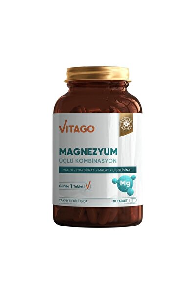 Vitago VİTAGO MAGNEZYUM 3LÜ ETKİ TABLET 30LU