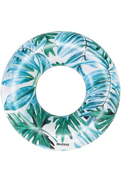 BESTWAY 119 Cm Tropical Palm Patterned Bagel - 36237