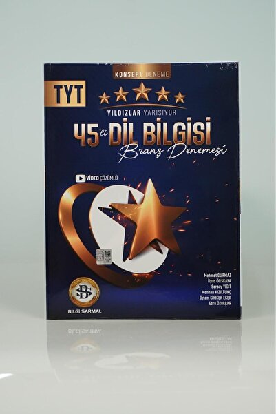 Bilgi Sarmal Yayınları Yıldızlar Yarışıyor Tyt 45'li Dil Bilgisi Branş Denemesi
