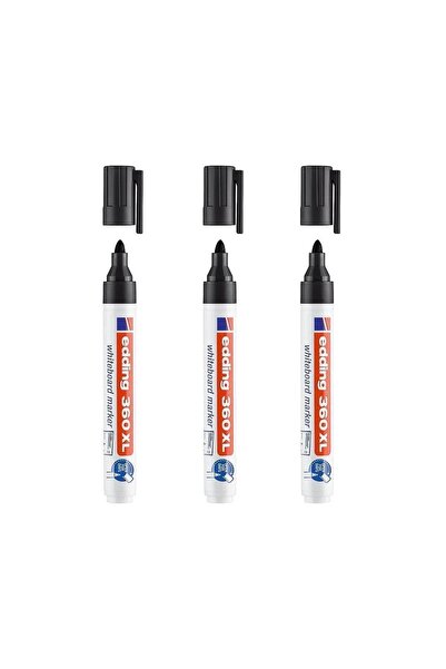 Edding 360 3 Adet Beyaz Tahta Kalemi Siyah
