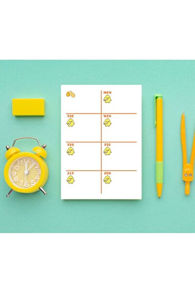 Pine Note مفكرة مخططة أسبوعية بنمط حيوان لطيف/مذكرة/قائمة المهام/دفتر ملاحظات/A6