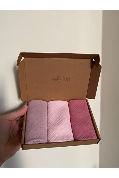 Gebelog (3 Pieces) 100% Organic Cotton 4 Layer Muslin Saliva Bib & Scarf Set