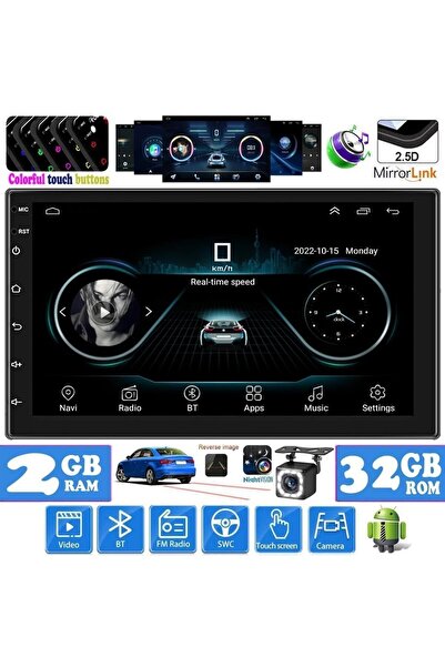 ProfroCAR 9 Inç Universal Android 13 / 2+32gb /+carplay Ile 2din Double Ekran...
