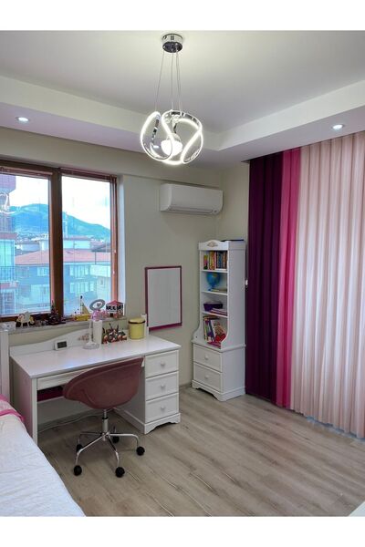 Retro Ledli 3 Renk Yanabilen Kristal Toplu Luxury Krom Avize