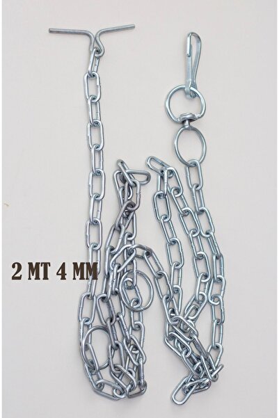Efem Dekor Zincir Tasma Köpek Bağlama Zinciri Köpek Zinciri 4mm 200 cm