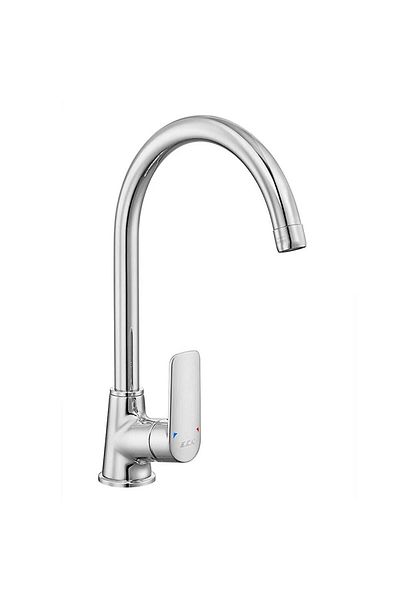 Eca Lia Swan Sink + Bathroom Faucet and Sink Faucet Set