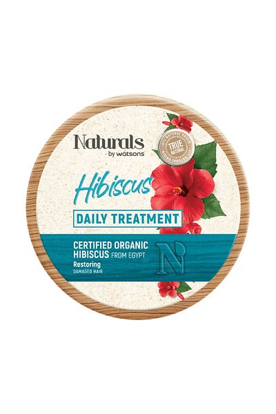 Naturals By Watsons قناع الكركديه للشعر 200 مل