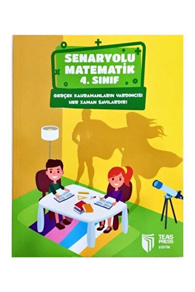 Genel Markalar 4. Sınıf Senaryolu Matematik Kitabı (Matematiği Eğlenerek Öğre...