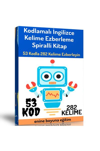 Enine Boyuna Eğitim Coded English Word Memorization Book