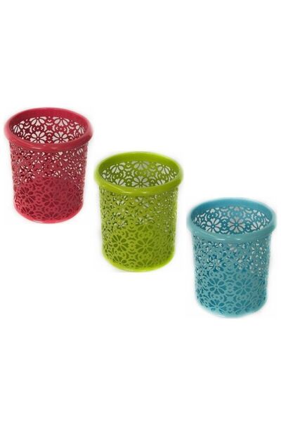 inox Dekoratif Metalik Kalemlik 0843