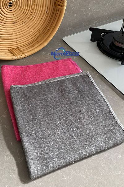 Micro Clean Missclean (1 Piece) - Stringed Difficult Dirt Cloth, for Carpet Seat and Bathroom Cleaning