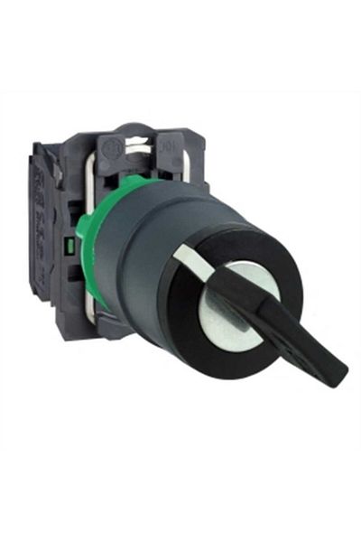 Schneider Electric Schneider Xb5ad53 - 22mm Spring Black Latch Button 2na 2-0-1 Open-Close