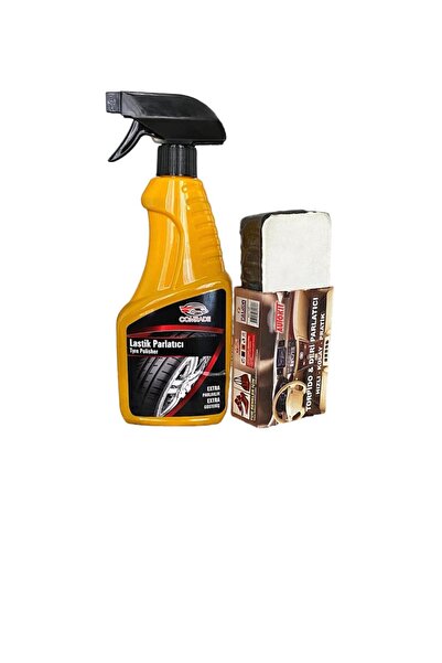 Comrade Lastik Parlatıcı 2 Adet 500ml Sünger Hediyeli