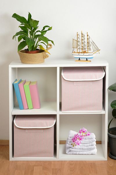 PRENDİ HOME Powder Striped Box with Lid