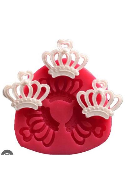 Deniz Party Store 3-Piece Tiny Crown Silicone Mold