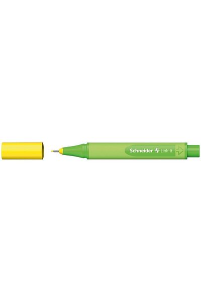 SCHNEIDER Yellow Link-it Fiber Pen - 0.4 Mm, Nib,191205