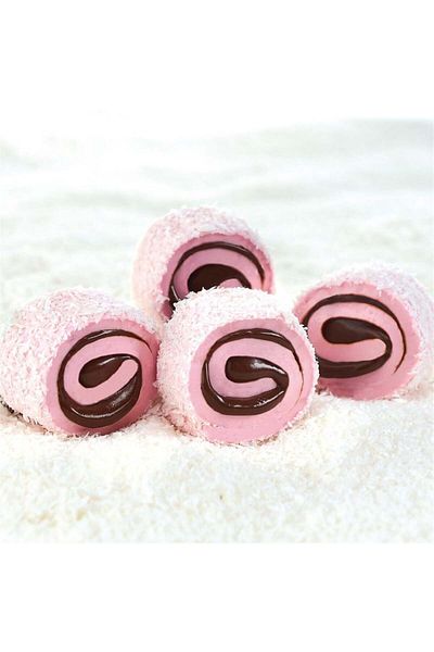 Lokum Atölyesi Sultan 500g Strawberry Flavored Chocolate Turkish Delight