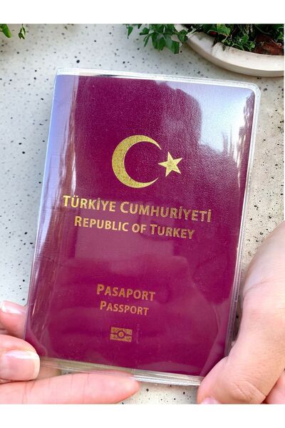 Gempo 3 τεμάχια Διαφανής θήκη διαβατηρίου Premium Pvc Δοχείο διαβατηρίου Universal Model Αδιάβροχο Πακέτο 3