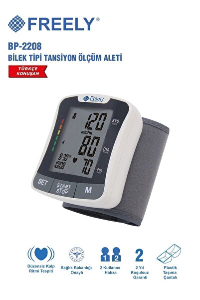 Freely Bp-2208 Bilekten Ölçer Konuşan Tansiyon Aleti